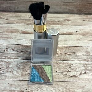 NEW Mary Kay Mineral Eye Color Palette Makeup Brushes Coastal Colors Eyeshadow